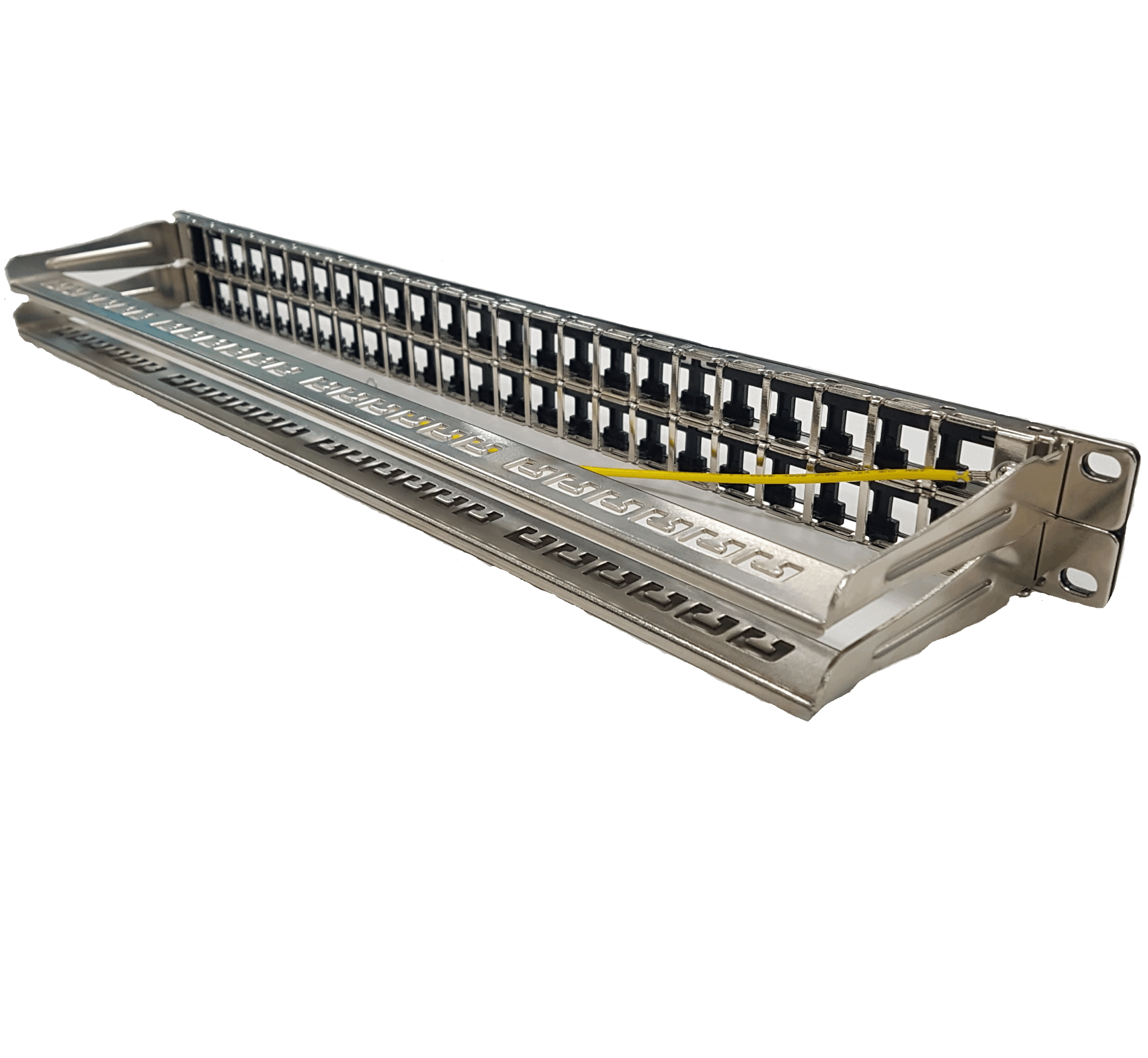 48-Port/1U Patch Panel w/Hinged Wire Management (Unloaded) - Image 2